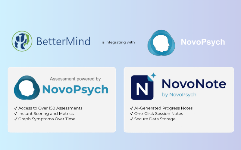 BetterMind is integrating with NovoPsych